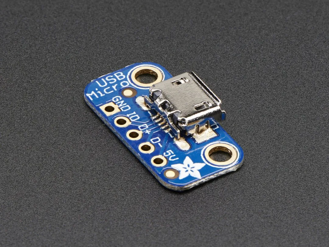 Adafruit USB Micro-B Breakout Board 1833