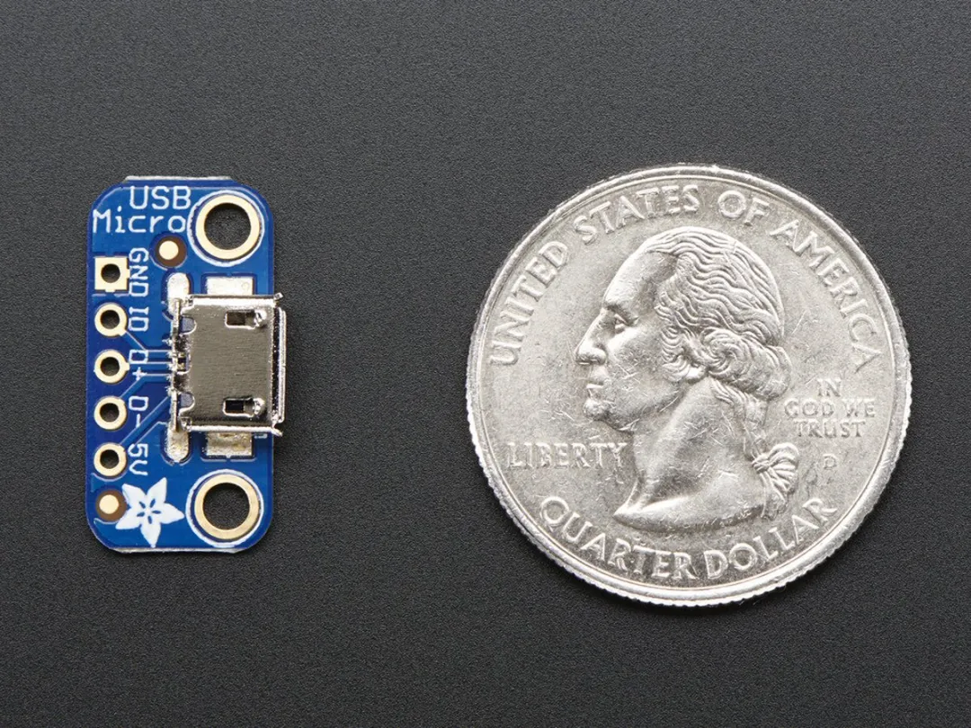 Adafruit USB Micro-B Breakout Board 1833 - Meerkleurig