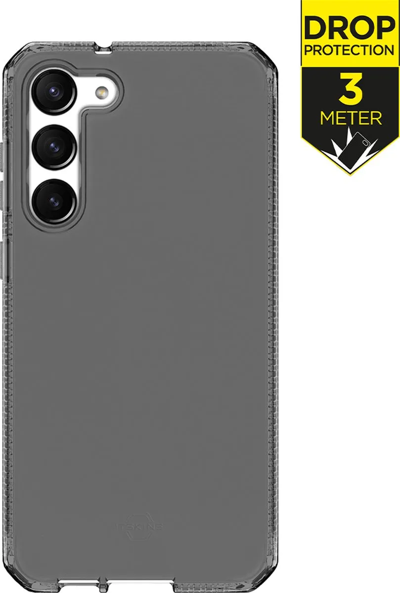 ITSKINS Spectrum R Clear Hoesje Samsung Galaxy S23 - Zwart