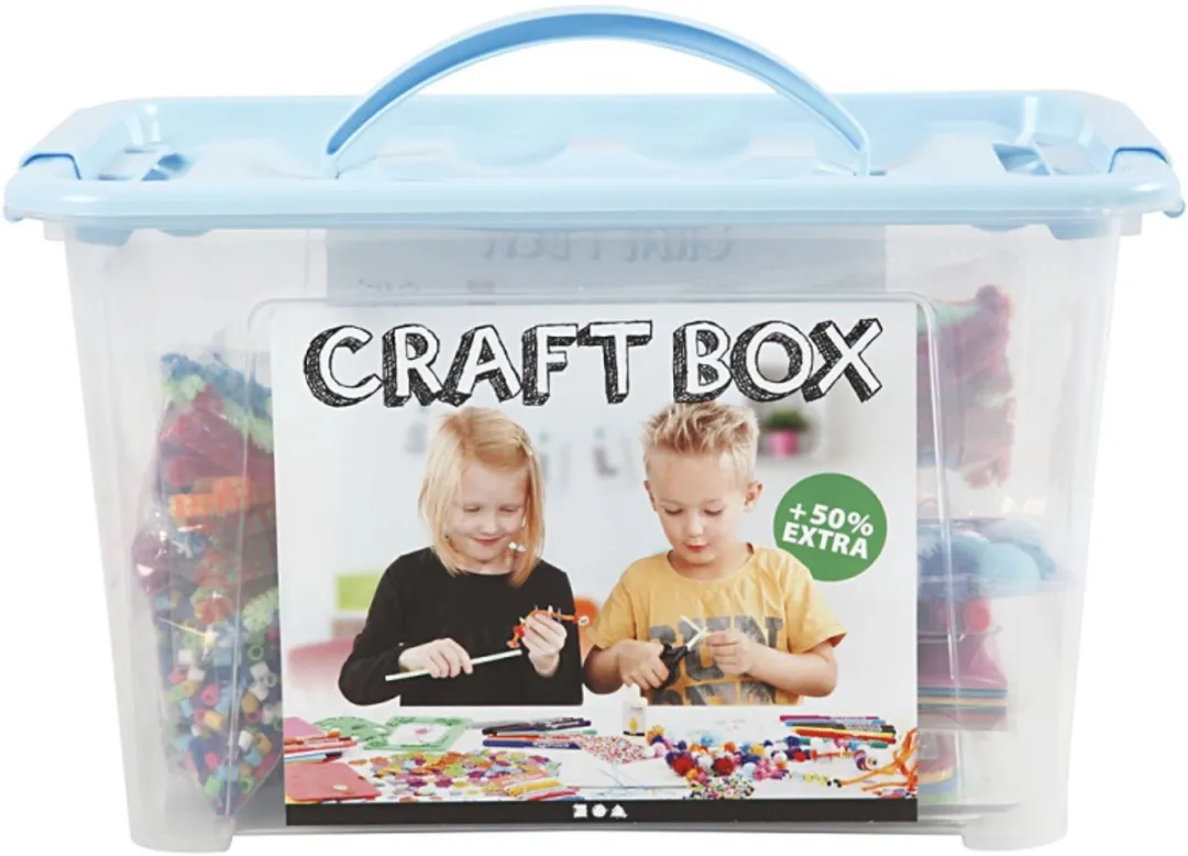 Creativ Company Knutselmaterialen Hobbybox - Diverse kleuren