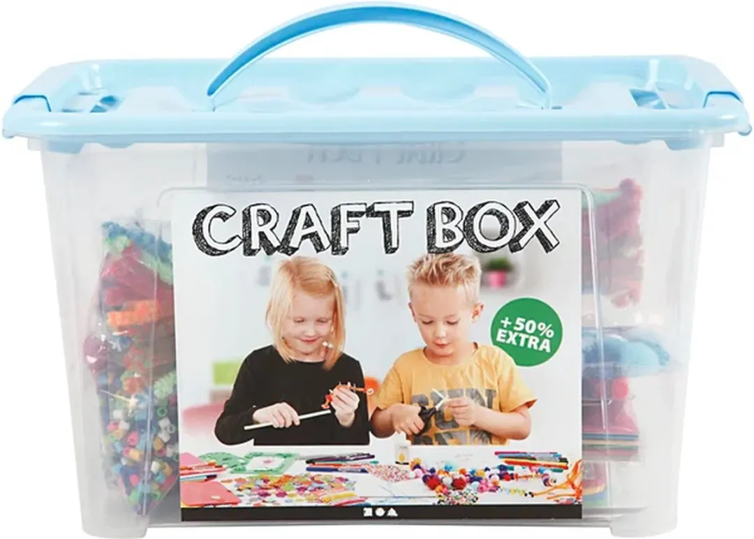 Creativ Company Knutselmaterialen Hobbybox - Diverse kleuren