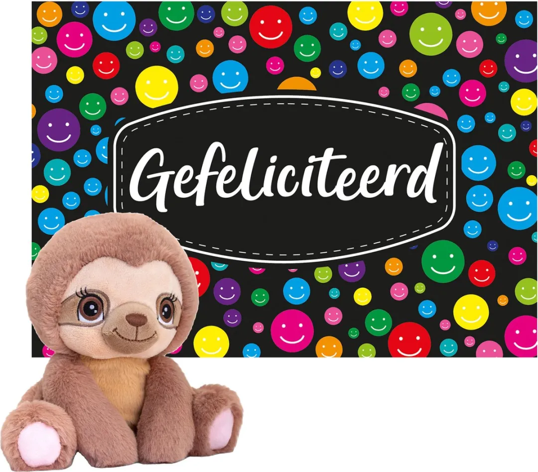 Keel Toys Cadeaubon A5 Gefeliciteerd