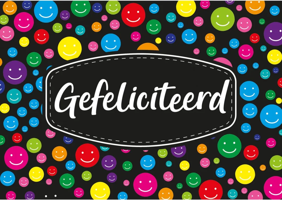 Keel Toys Cadeaubon A5 Gefeliciteerd - Luiaard 16cm Multi