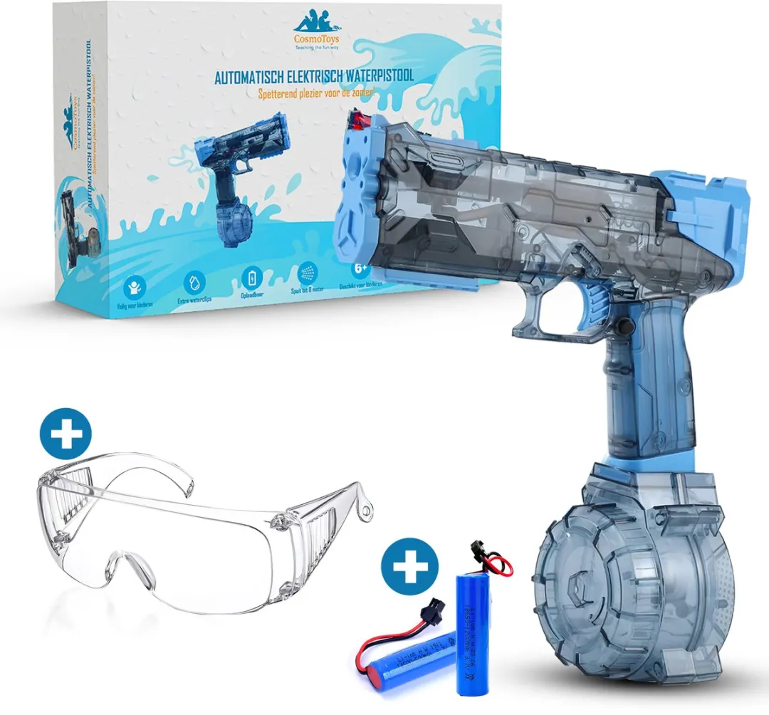 CosmoToys Elektrisch Waterpistool Blauw