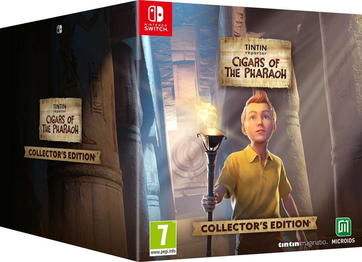 Mindscape Tintin Reporter Cigars of the Pharaoh Collector's Edition - Nintendo Switch