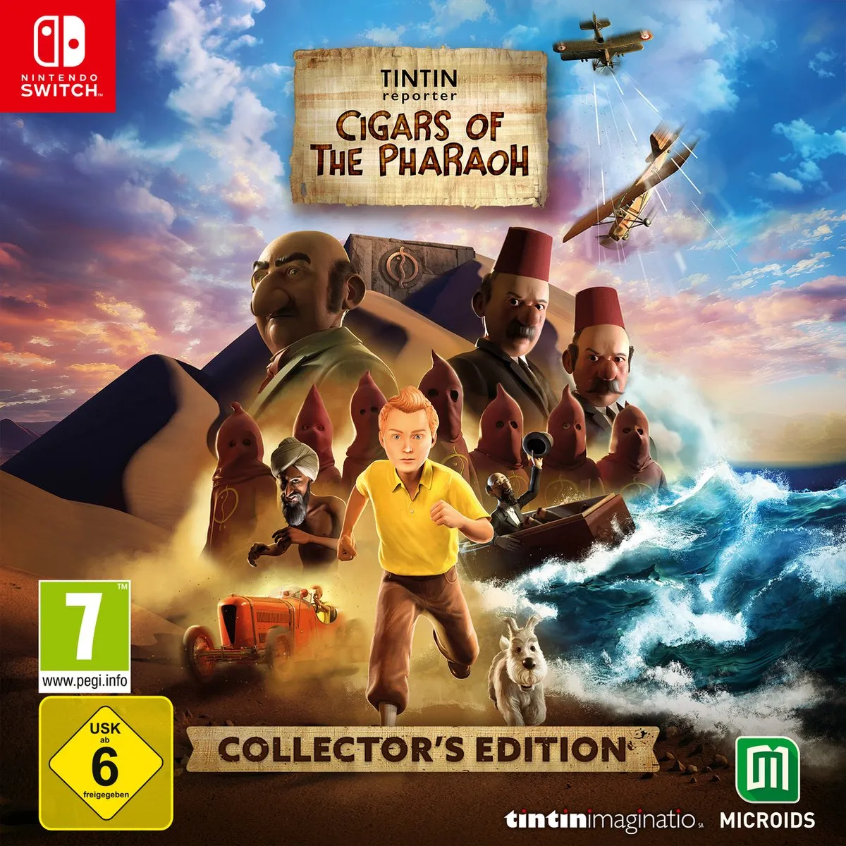 Mindscape Tintin Reporter Cigars of the Pharaoh Collector's Edition - Nintendo Switch