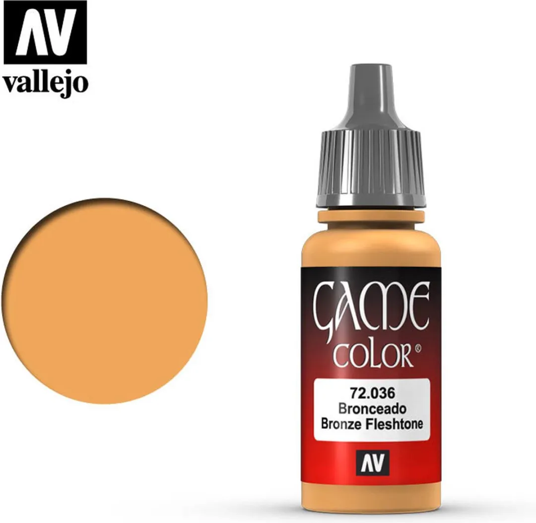 Vallejo Game Color Bronze Fleshtone 72036 - 18ml
