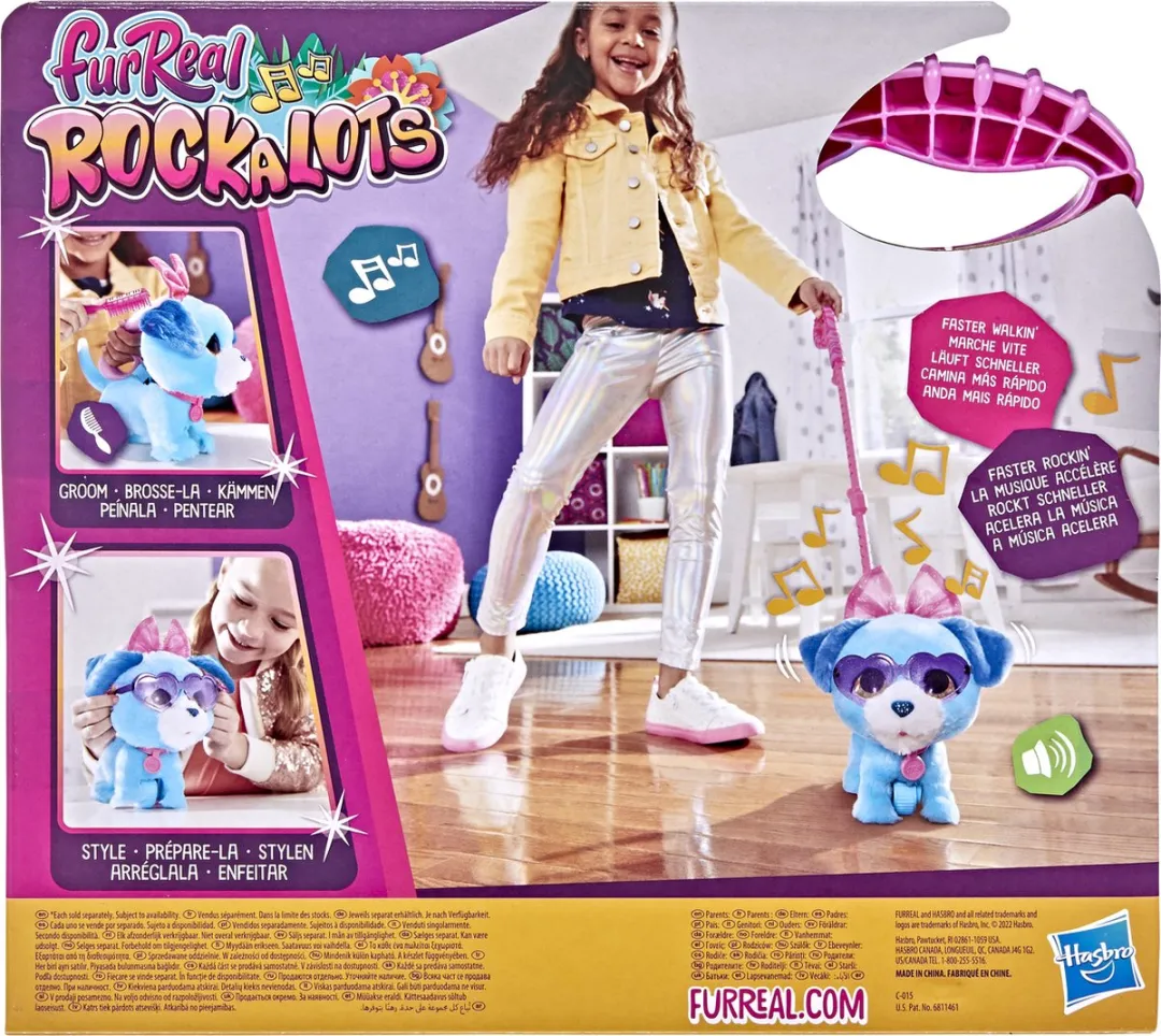 Hasbro FurReal Rockalots Knuffel - Veelkleurig