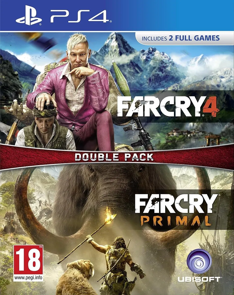Ubisoft Far Cry Primal & Far Cry 4 Double Pack PS4