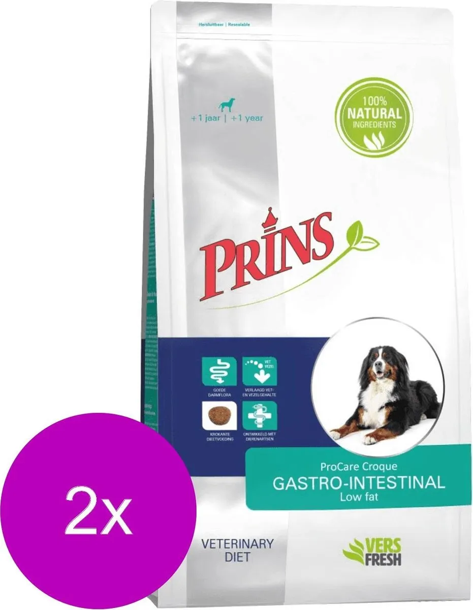 Prins Procare Croque Diet Gastro-Intestinal Zalm Hondenvoer 20kg