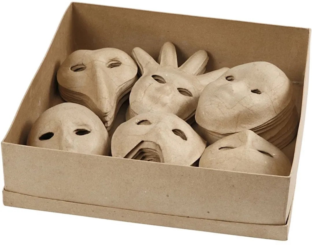 Creativ Company Handgemaakte Papier-Maché Maskers