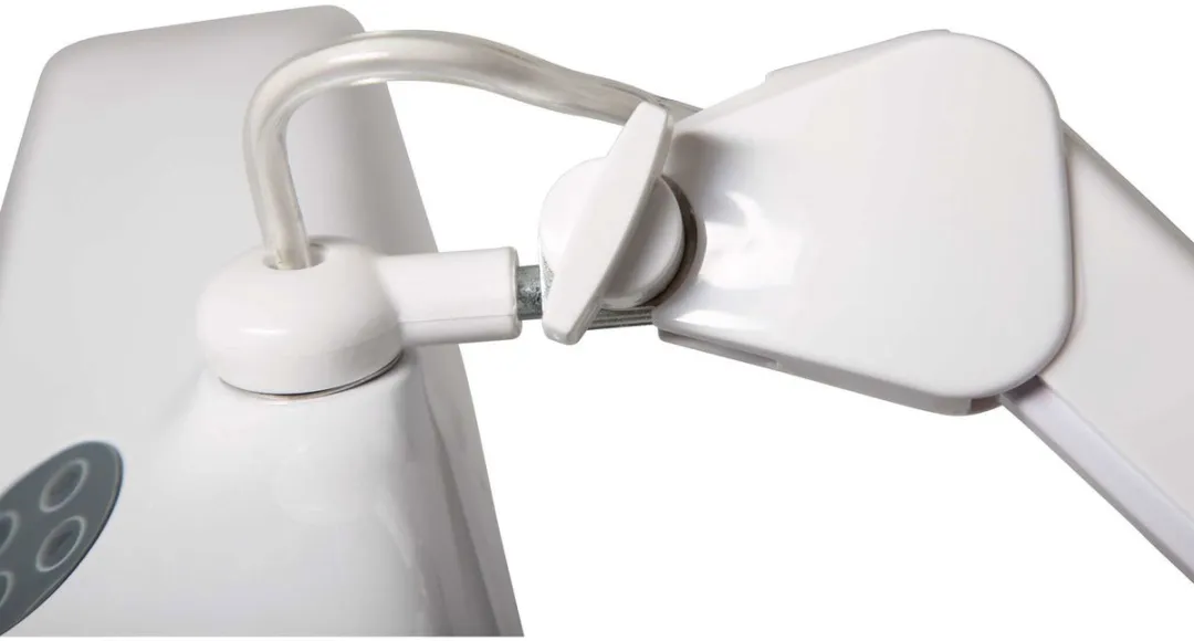 MAULwork Bureaulamp - LED - Aluminium - Wit - Dimbaar - Tafellamp met Klem