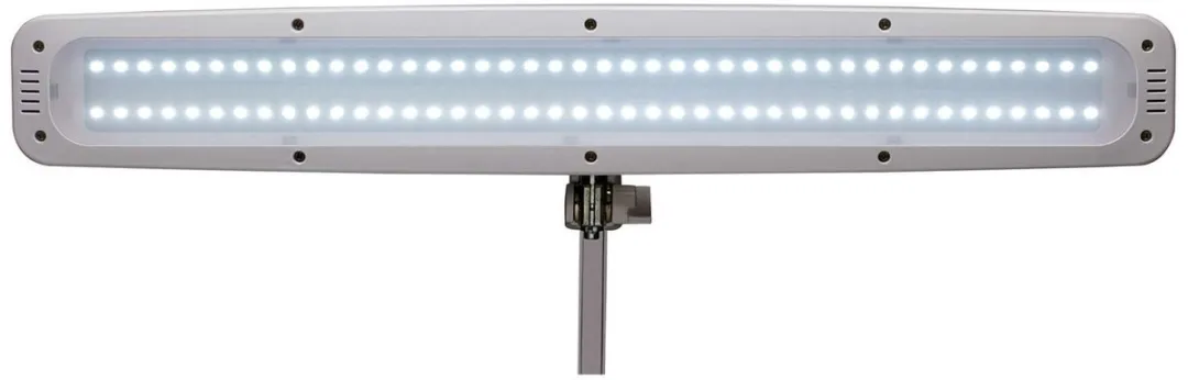 MAULwork Bureaulamp - LED - Aluminium - Wit - Dimbaar - Tafellamp met Klem