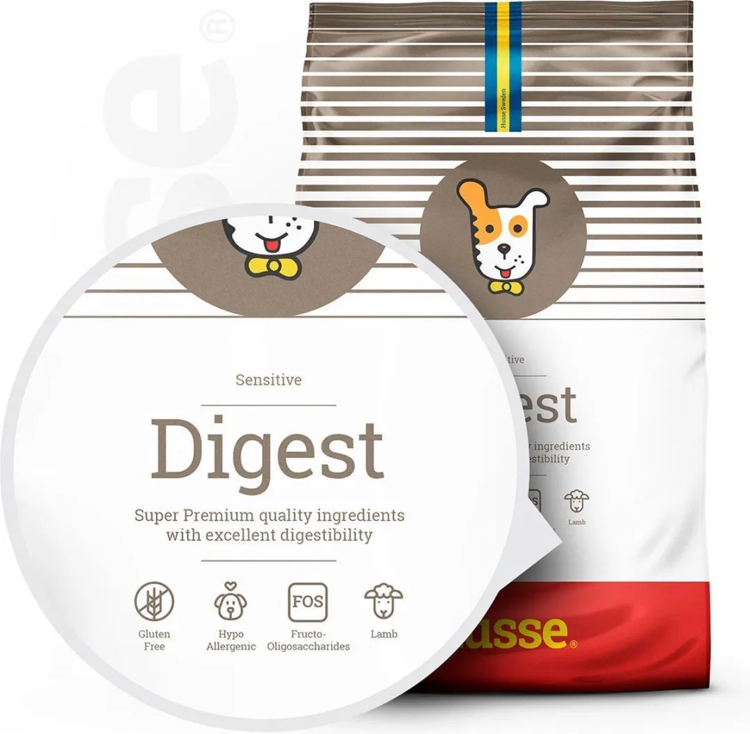 Husse Digest Lam & Rijst Hondenvoer - 5x100g
