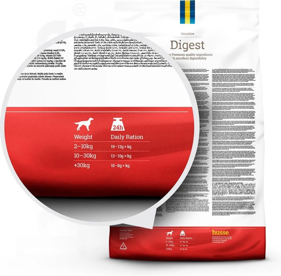Husse Digest Lam & Rijst Hondenvoer - 5x100g
