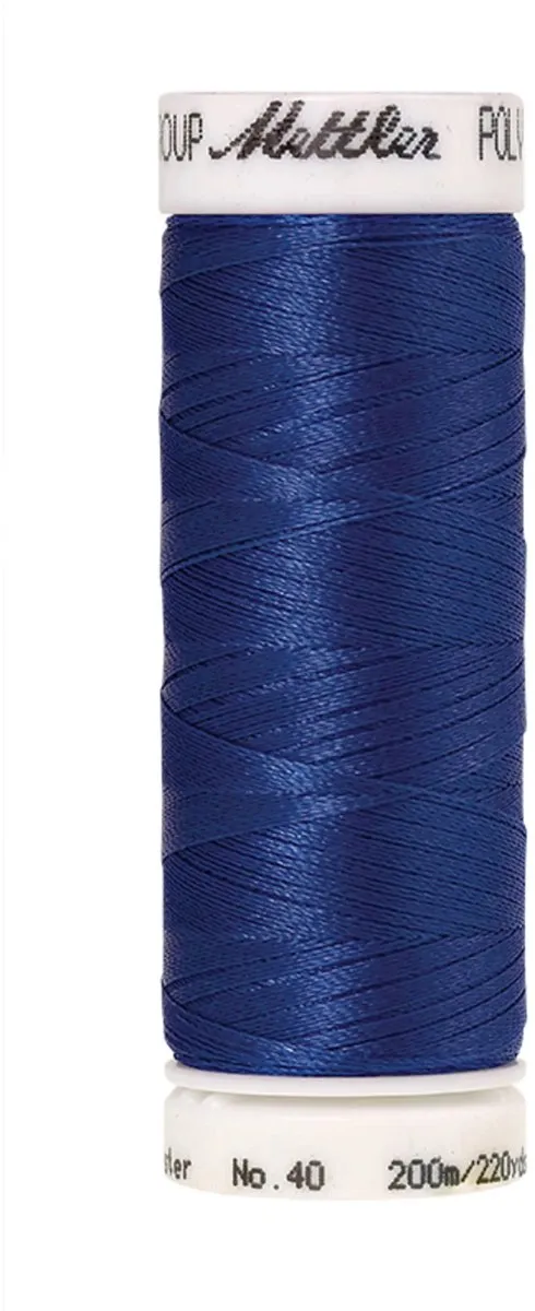 Amann Mettler Polysheen Borduurgaren 3611 - Blauw 200m