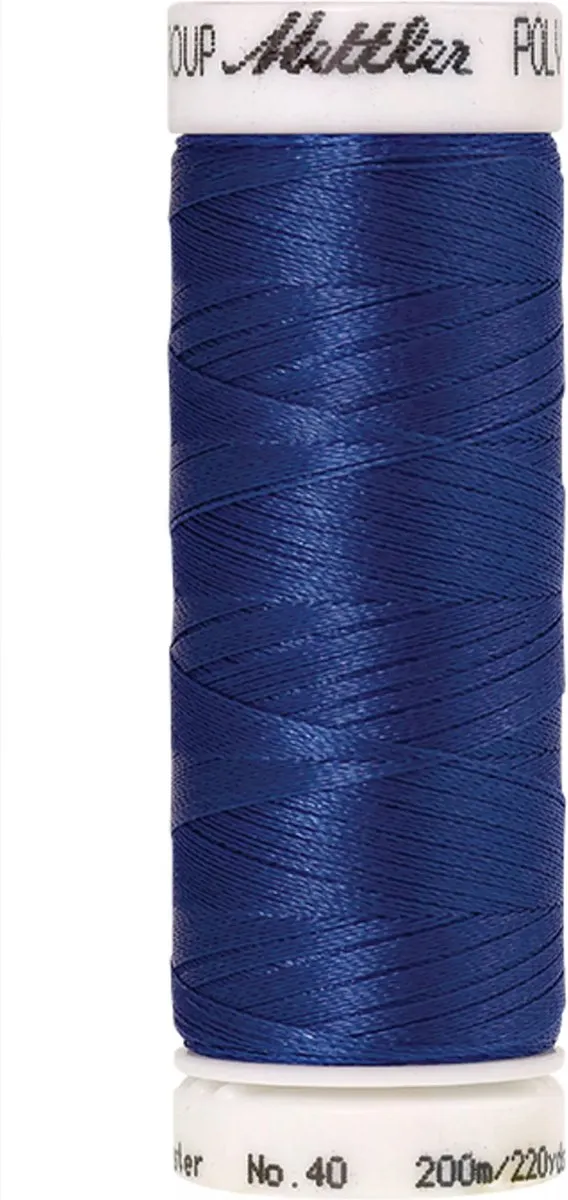 Amann Mettler Polysheen Borduurgaren 3611 - Blauw 200m