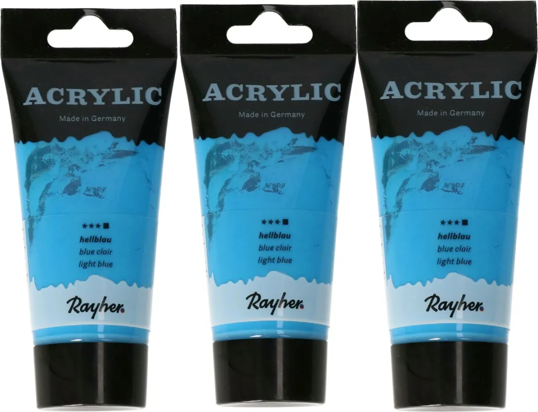 Rayher Acrylverf Lichtblauw 75ml