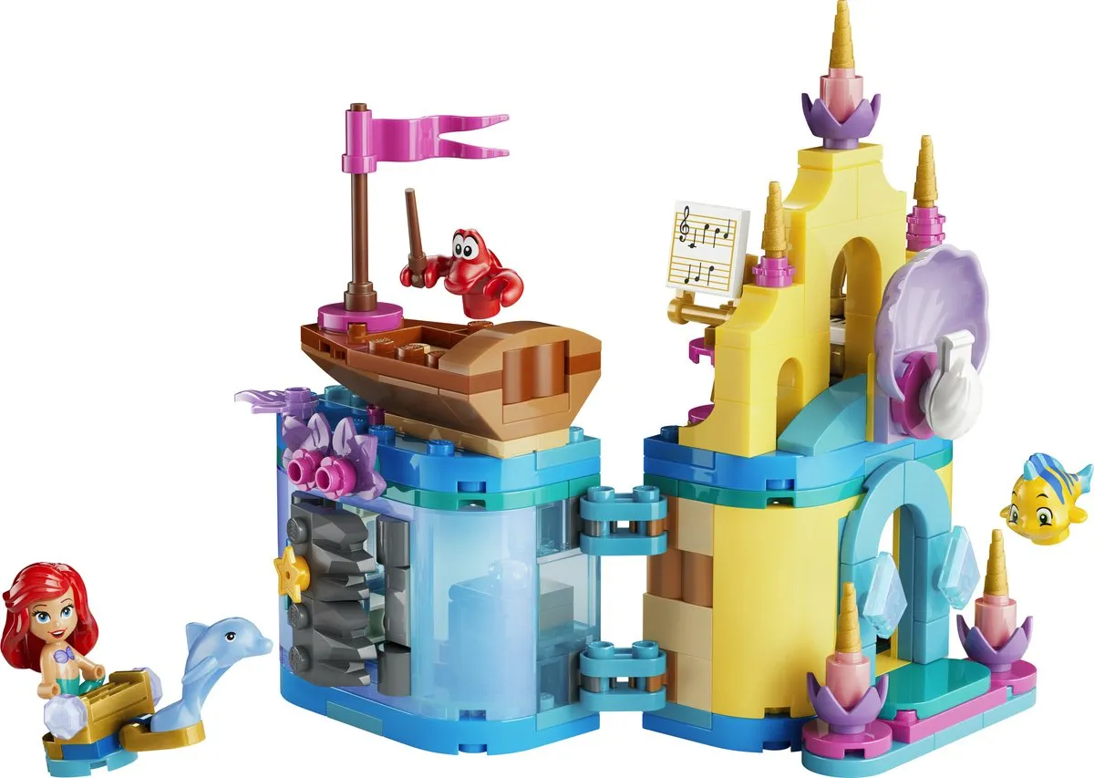 LEGO Disney Princess Arielles Magisch Mini-Schloss 179 Stenen - 3 Minifiguren - Multicolor - afbeelding 6 van 6