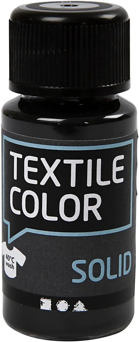 Creativ Company Creotime Textile Color Zwart 50ml