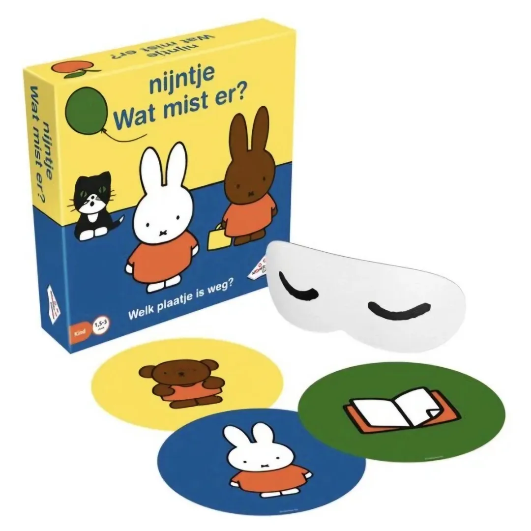 Identity Games Nijntje Wat Mist Er? Geheugenspel