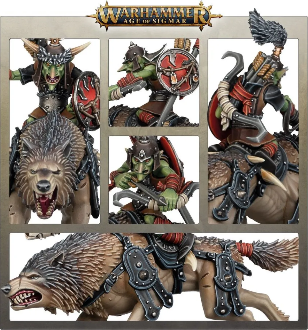 Games Workshop Gloomspite Gitz Snarlfang Riders - 114 Onderdelen