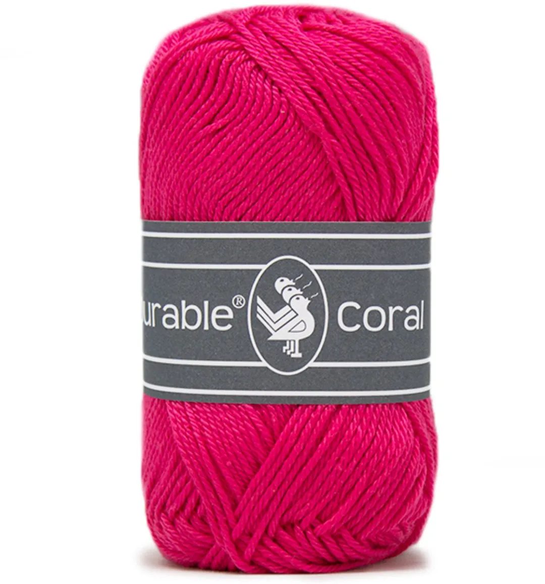 Durable Coral Garen - 236 Fuchsia - Gemerceriseerd Katoen
