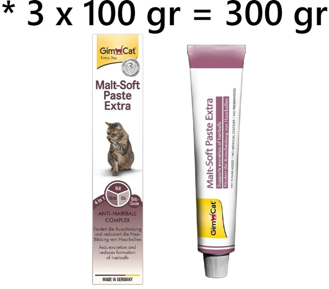 GimCat Haarpasta 300g - 3x100g - afbeelding 6 van 6