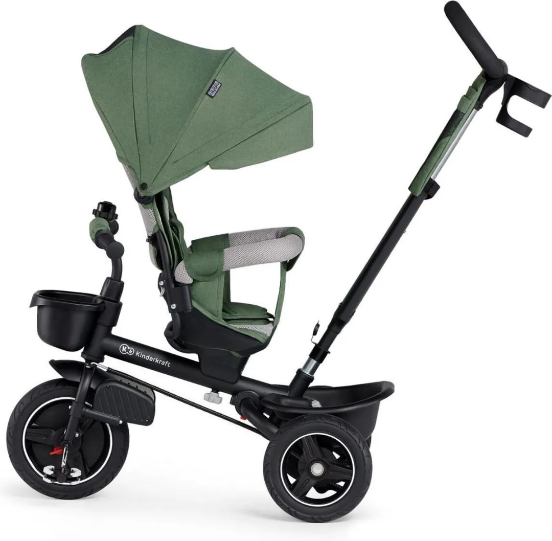 KinderKraft SPINSTEP 5-in-1 Driewieler - Groen - afbeelding 6 van 6