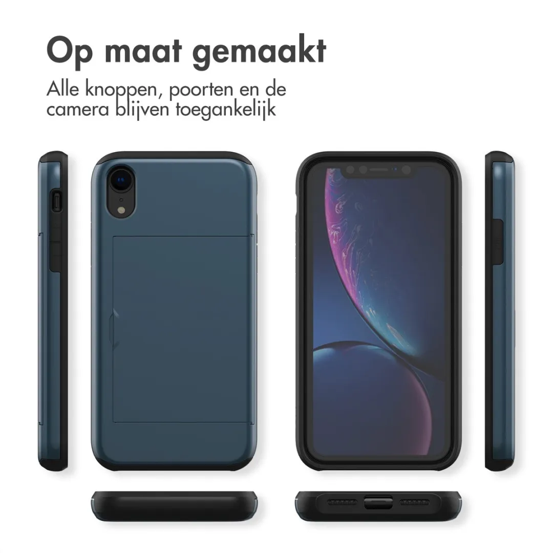 Imoshion Hoesje iPhone XR - 2 Pasjes - Donkerblauw - afbeelding 6 van 6