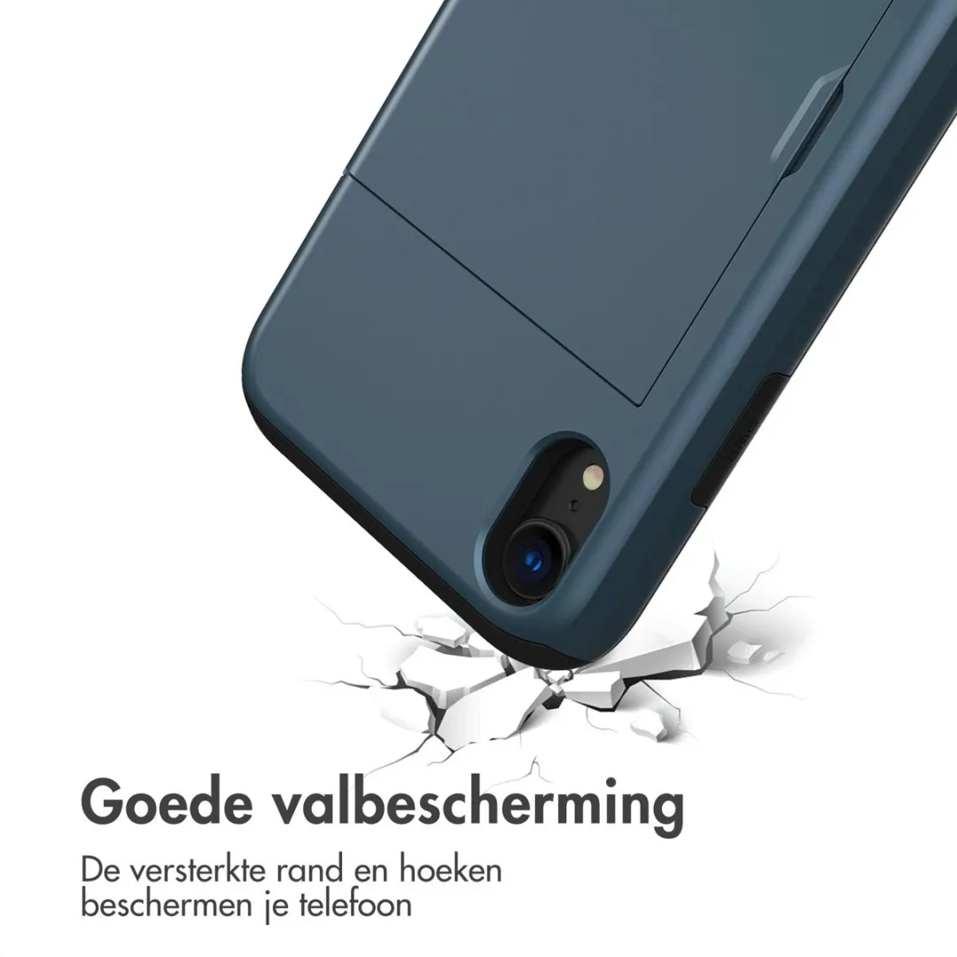 Imoshion Hoesje iPhone XR - 2 Pasjes - Donkerblauw