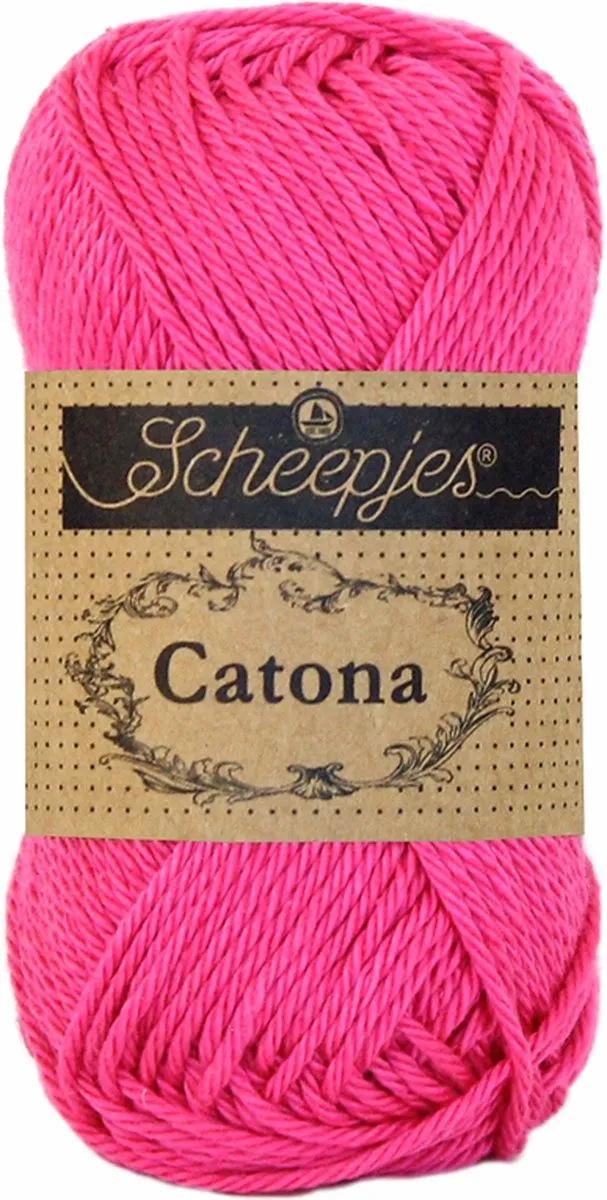 Scheepjes Catona Wol 25g - Shocking Pink