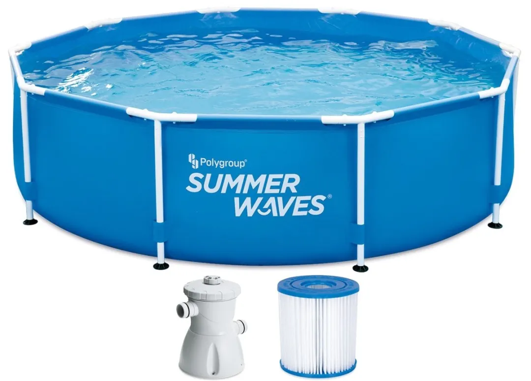 Summer Waves - Zwembad Active Frame 305 x 76 cm + filterpomp