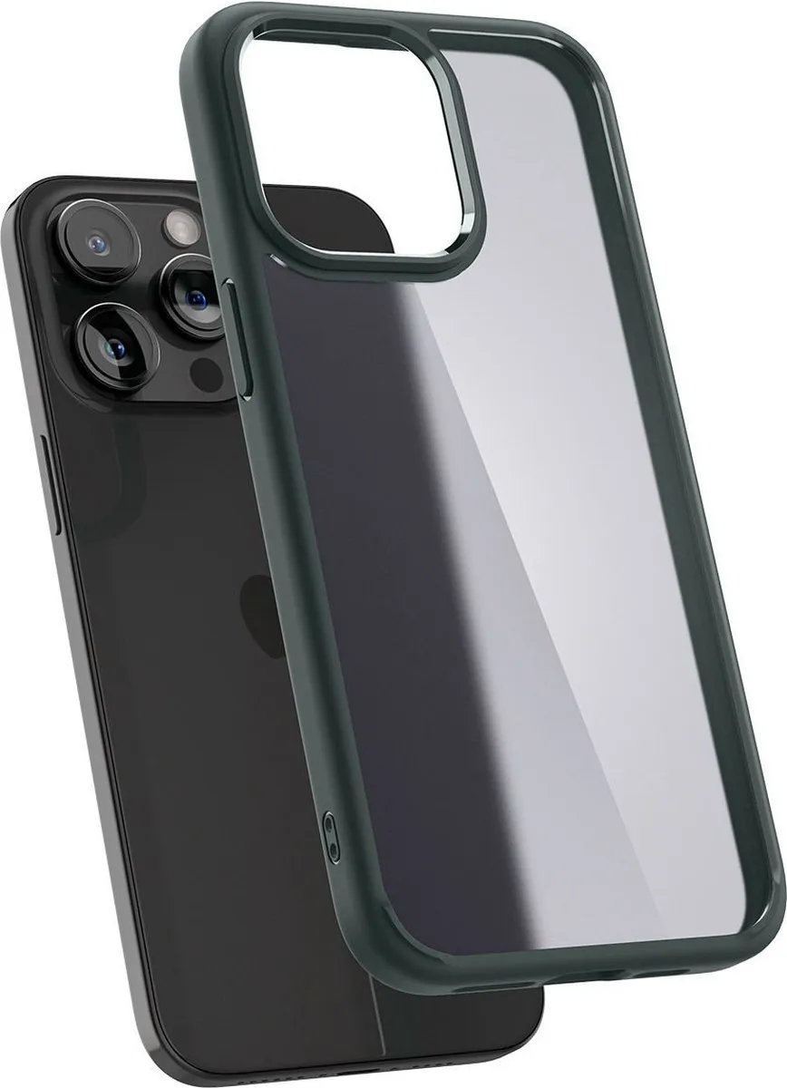 Spigen Ultra Hybrid ACS06569 Hoesje - iPhone 15 Pro Max Groen