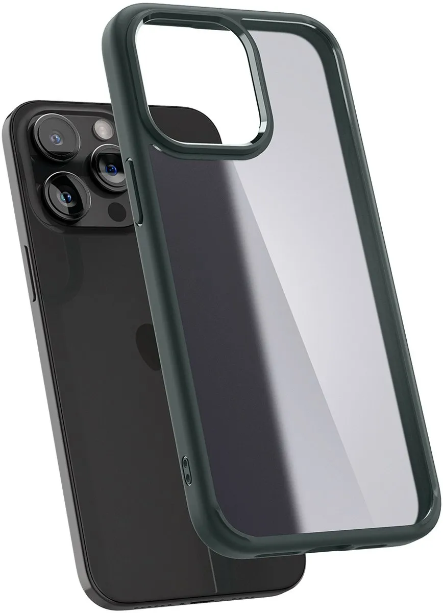 Spigen Ultra Hybrid ACS06569 Hoesje - iPhone 15 Pro Max Groen
