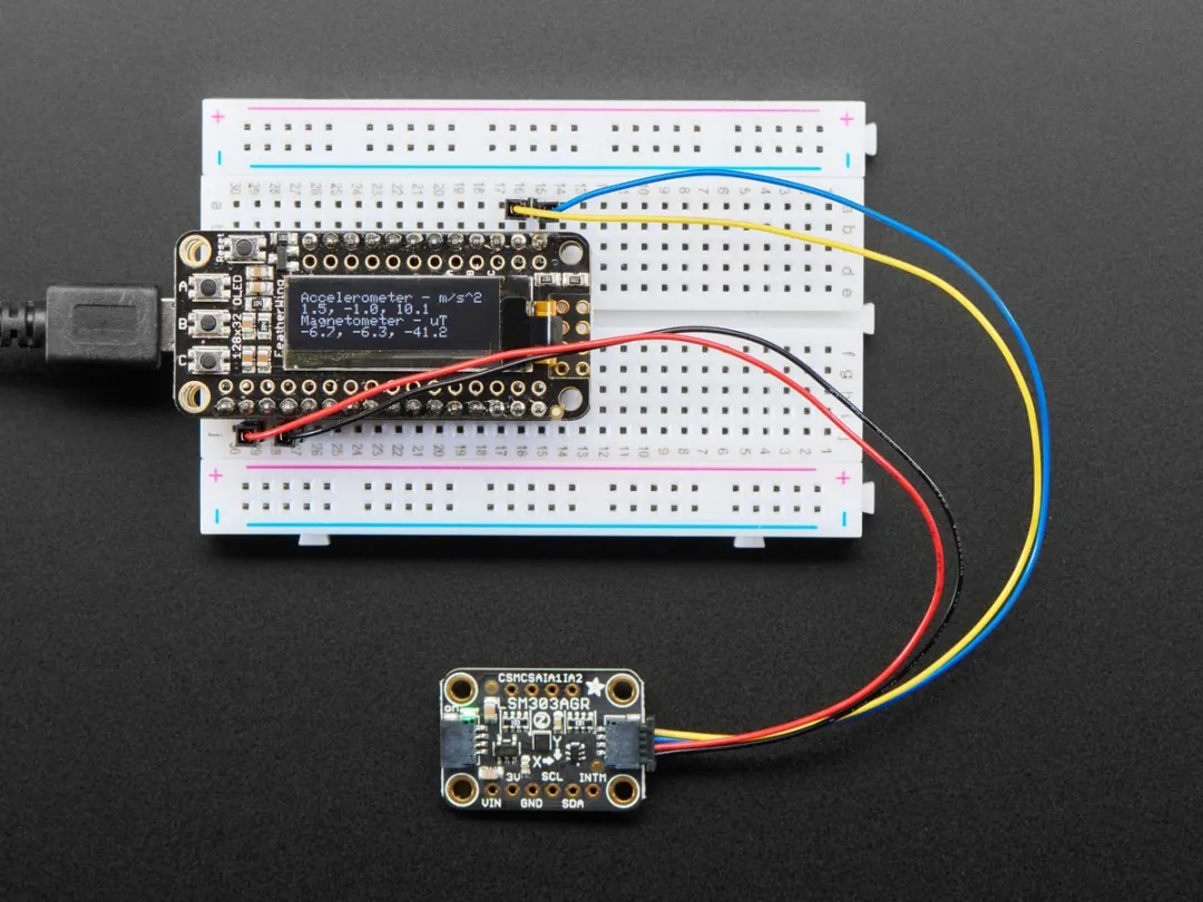 Adafruit LSM303AGR Accelerometer Magnetometer 4413