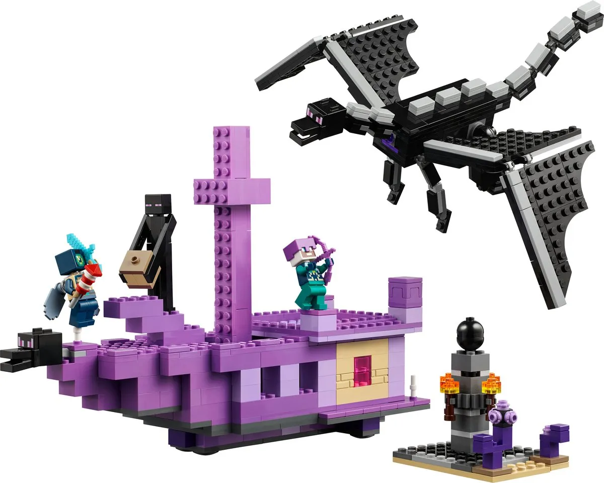 LEGO Minecraft De Enderdraak & End-schip 21264 - 657 Stukken - afbeelding 6 van 6