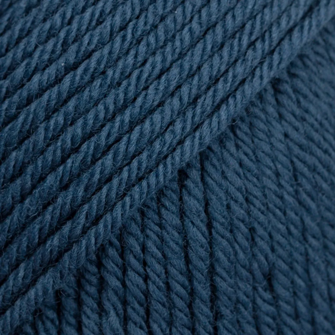 Drops Daisy Uni Colour Marineblauw Merino Garen