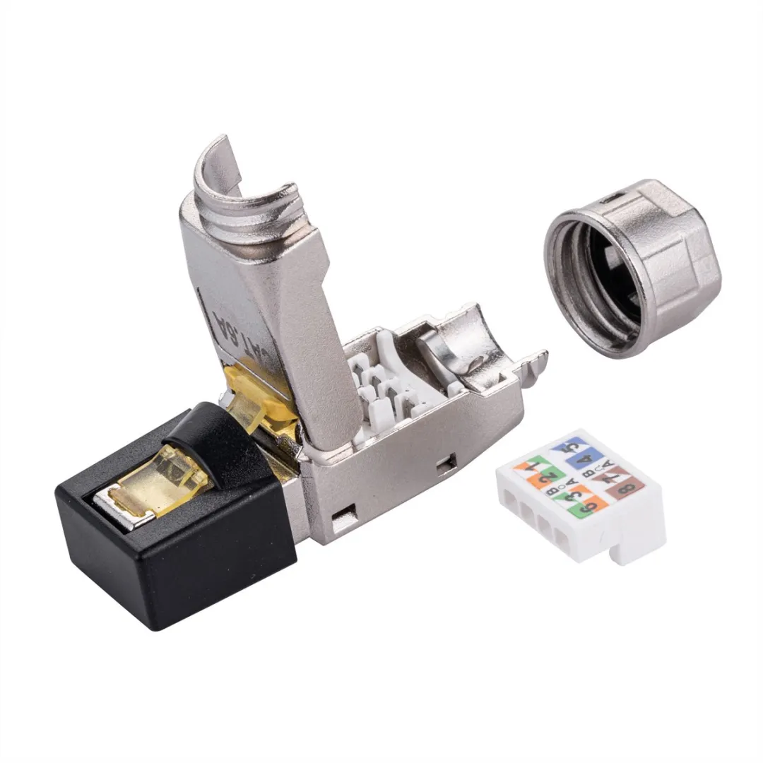 Value Field Connector RJ-45 Cat.6A STP - Zilver