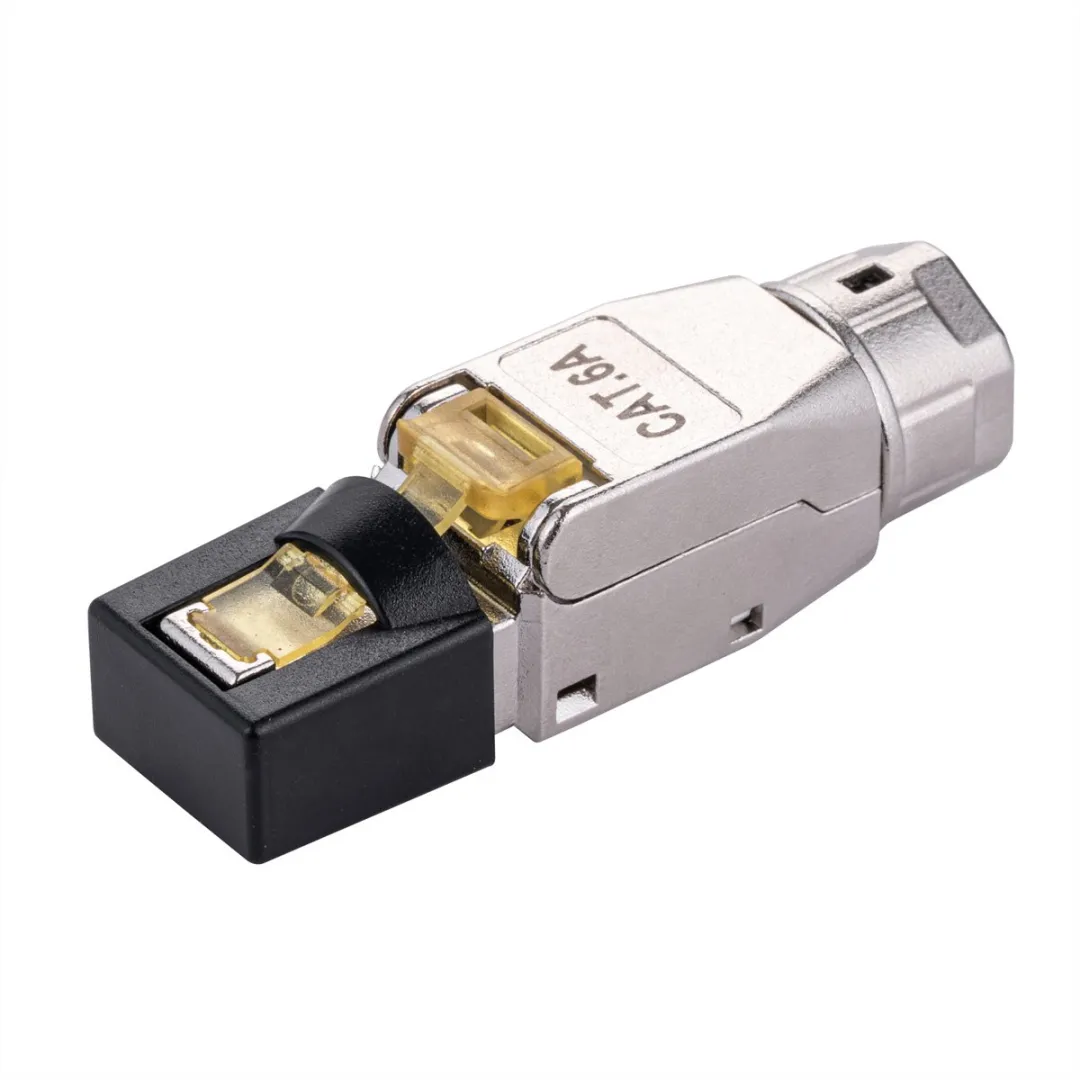 Value Field Connector RJ-45 Cat.6A STP - Zilver