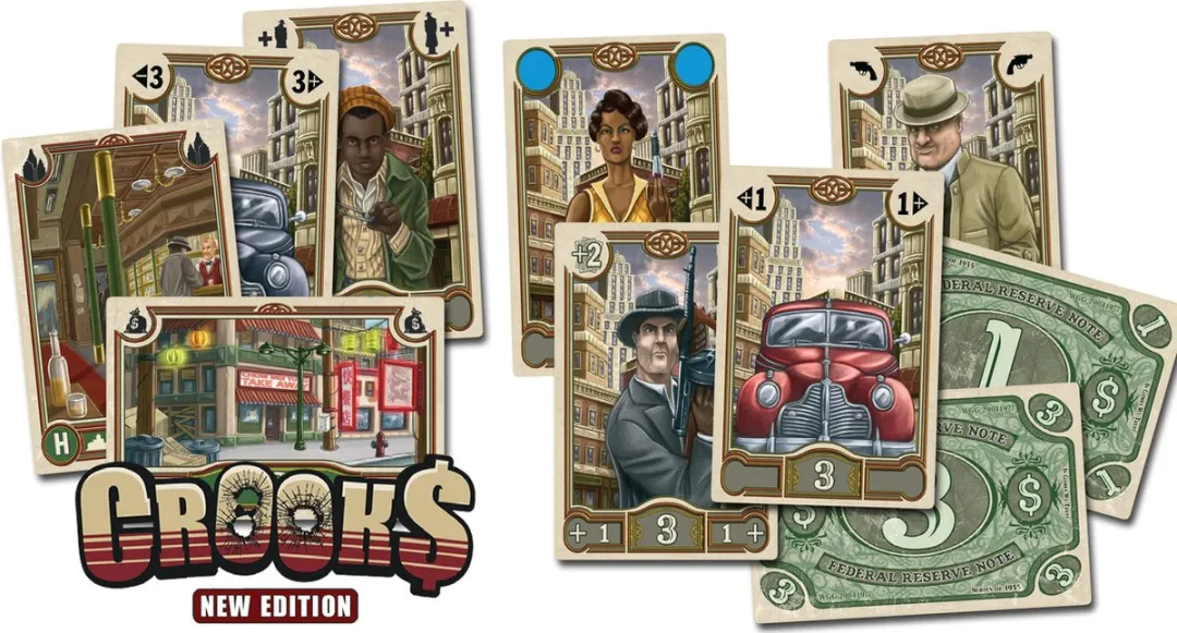 White Goblin Games Crooks Gezelschapsspel WGG1201