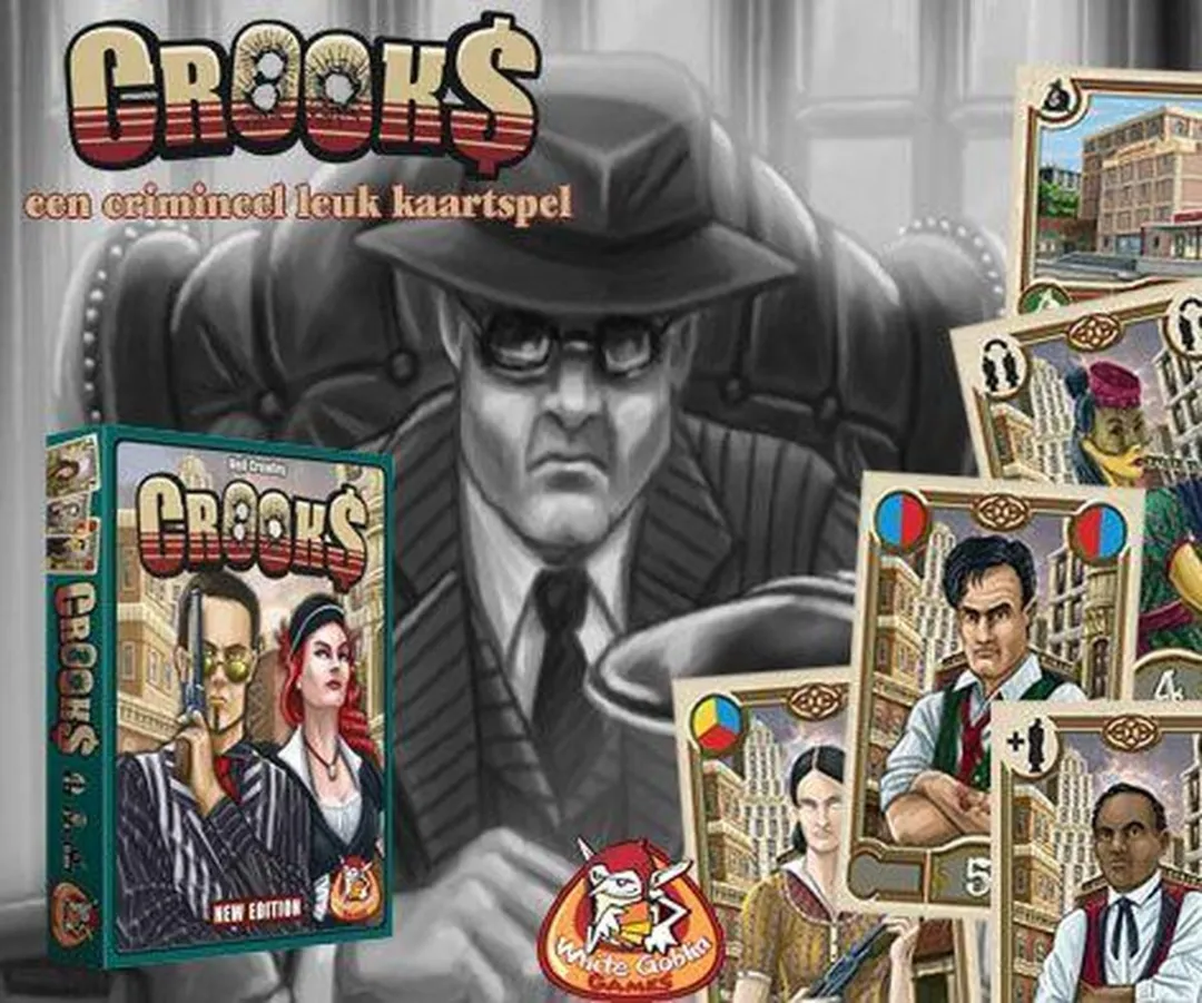 White Goblin Games Crooks Gezelschapsspel WGG1201 - 2-4 Spelers