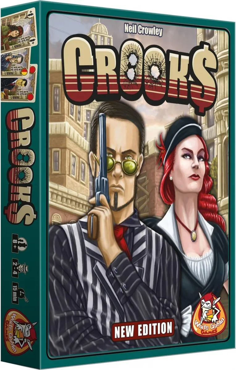 White Goblin Games Crooks Gezelschapsspel WGG1201 - 2-4 Spelers