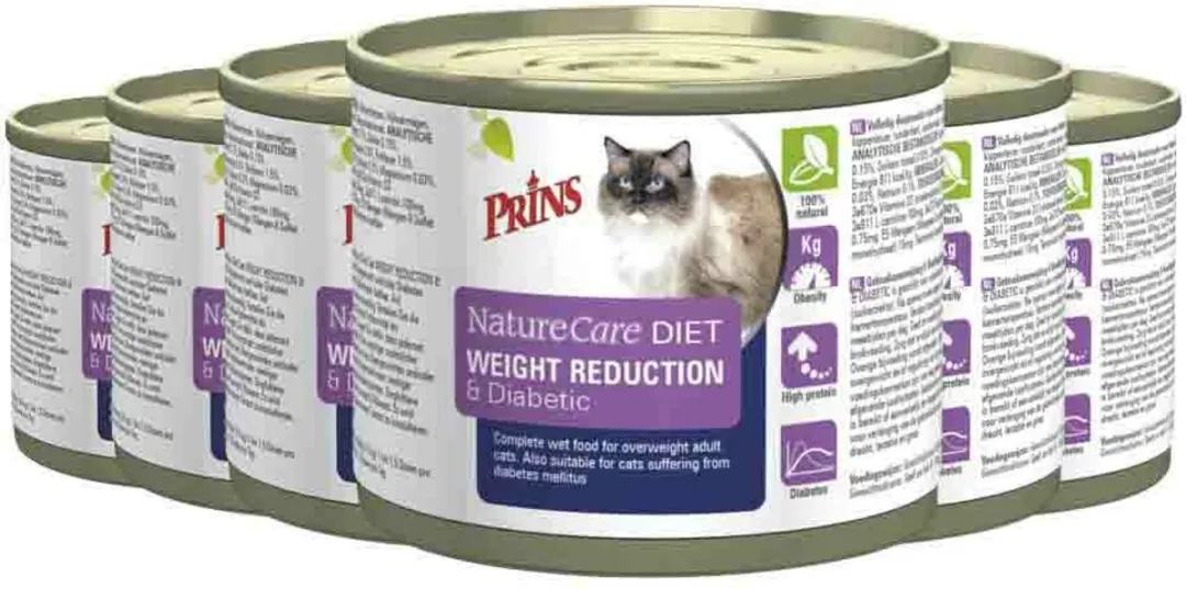 Prins NatureCare Cat Diet Weight Reduction & Diabetic 1,2kg - afbeelding 6 van 6