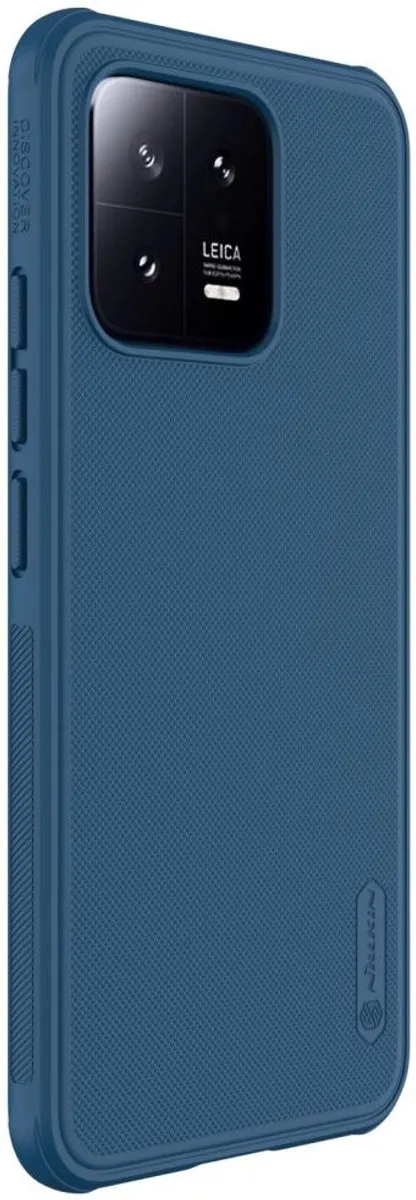 Nillkin Super Frosted Shield Xiaomi 13 Hoesje - Blauw