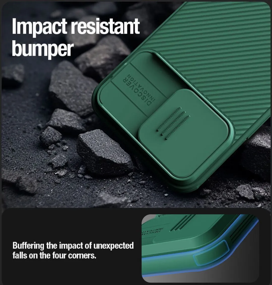 Nillkin CamShield Hoesje iPhone 15 Pro - Paars