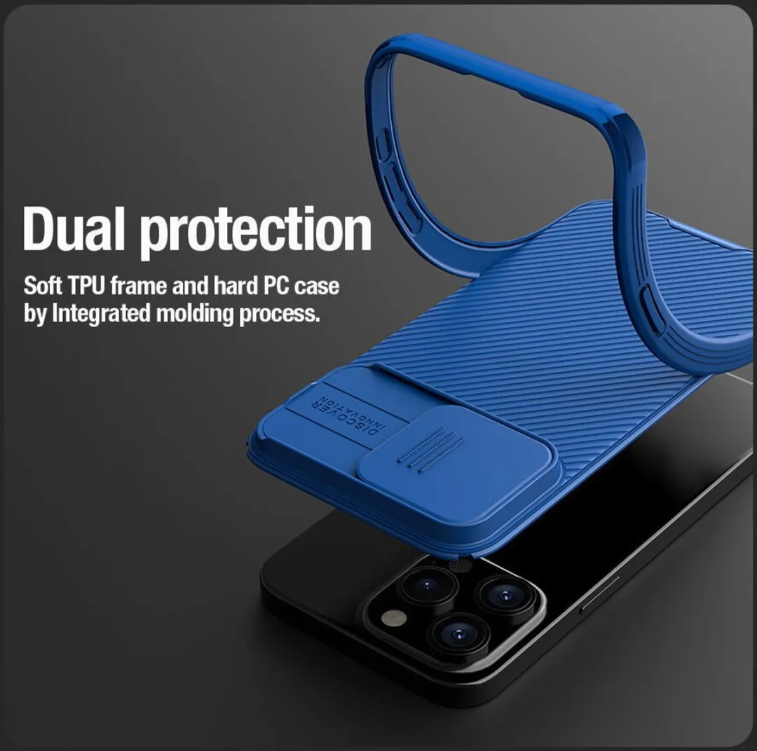 Nillkin CamShield Hoesje iPhone 15 Pro - Paars