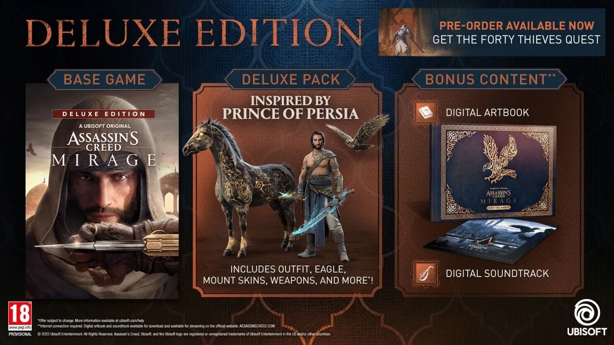 Ubisoft Assassin's Creed Mirage Deluxe Edition PS4 - afbeelding 6 van 6