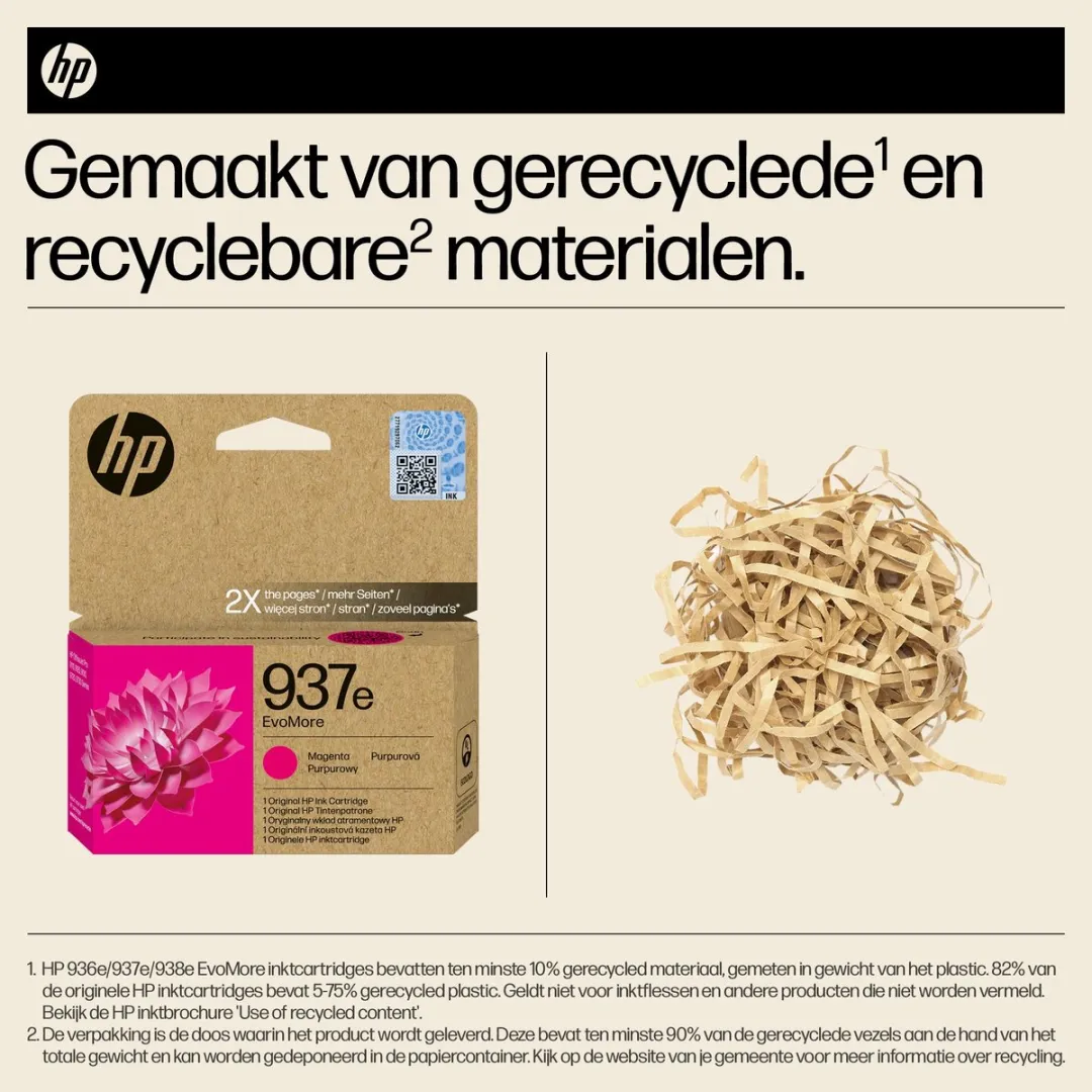 HP 937E Evomore Inktcartridge - Magenta - XL