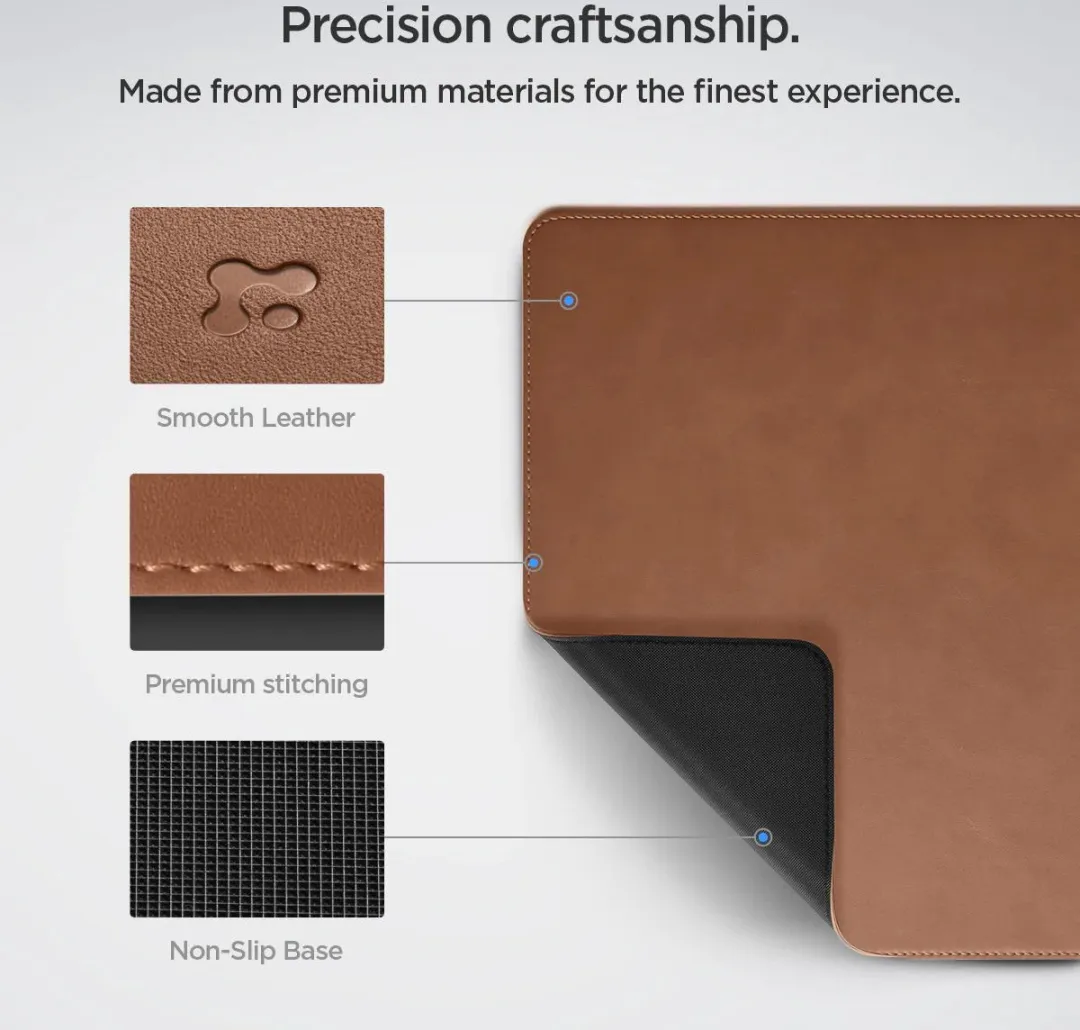 Spigen LD302 Desk Pad Muismat XXL - Bruin